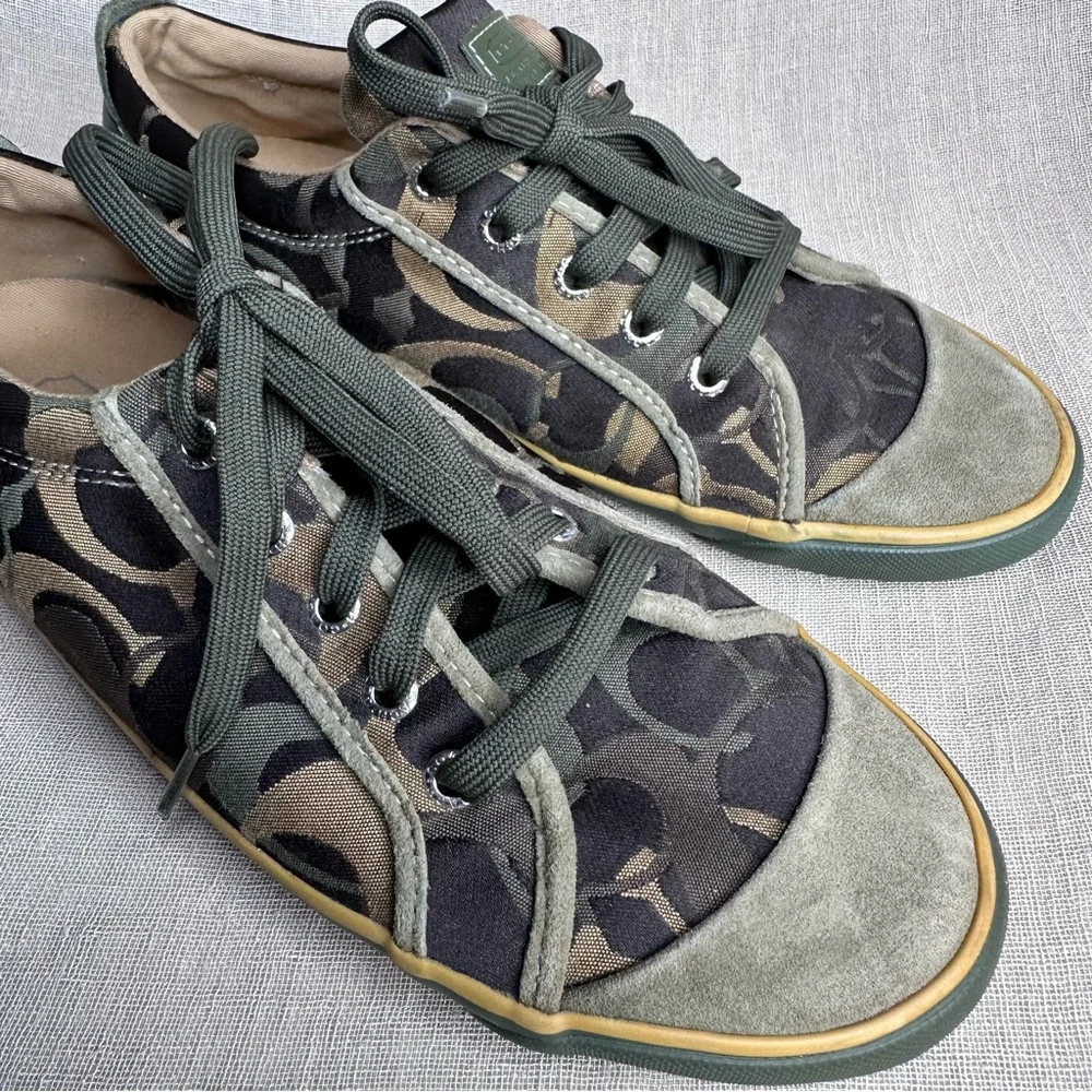 Coach Barrett Sneakers Olive Green